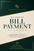 The Complete Bill Payment Planner