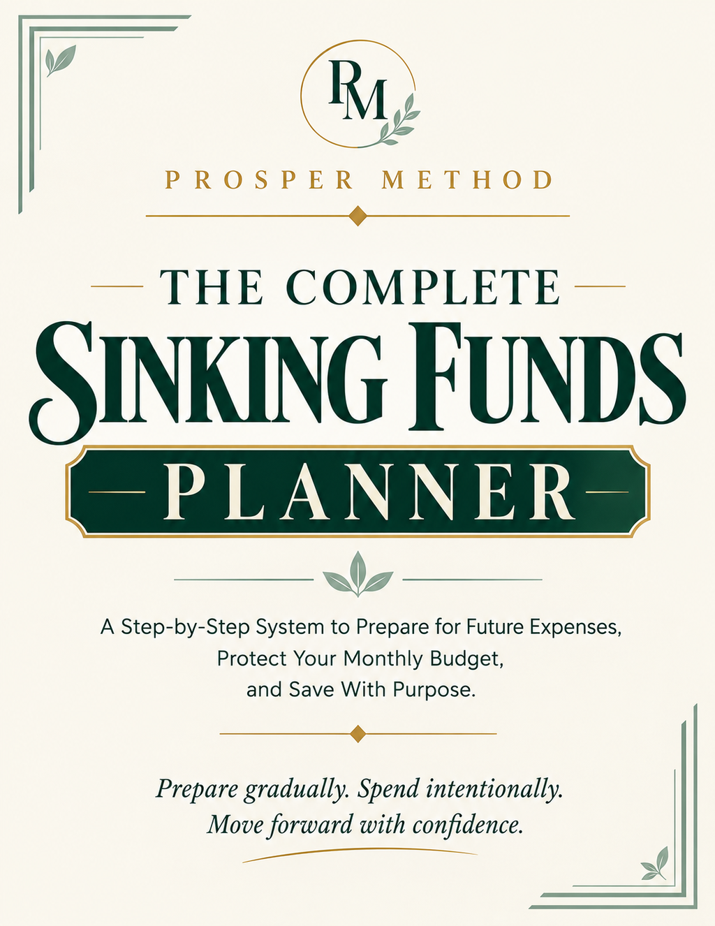 The Complete Sinking Funds Planner
