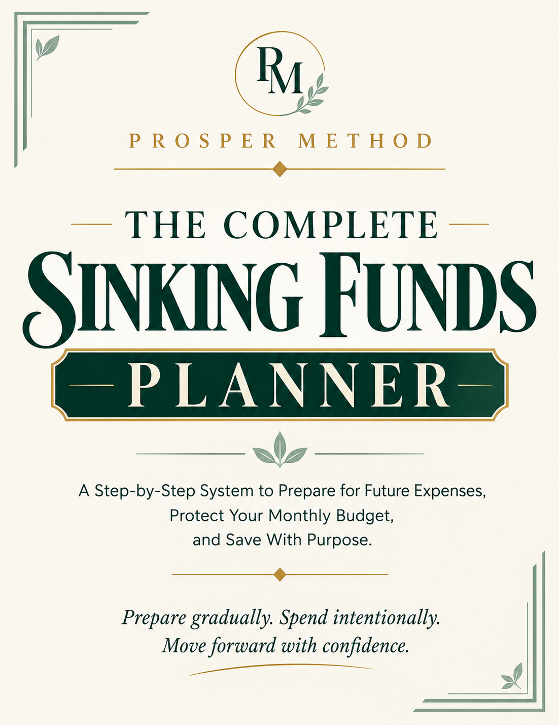 The Complete Sinking Funds Planner