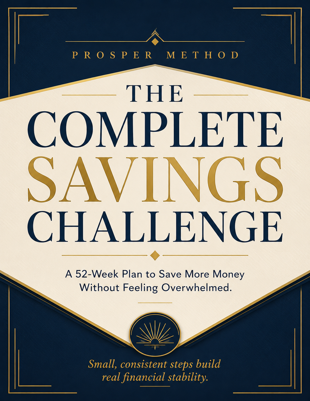 The Complete Savings Challenge