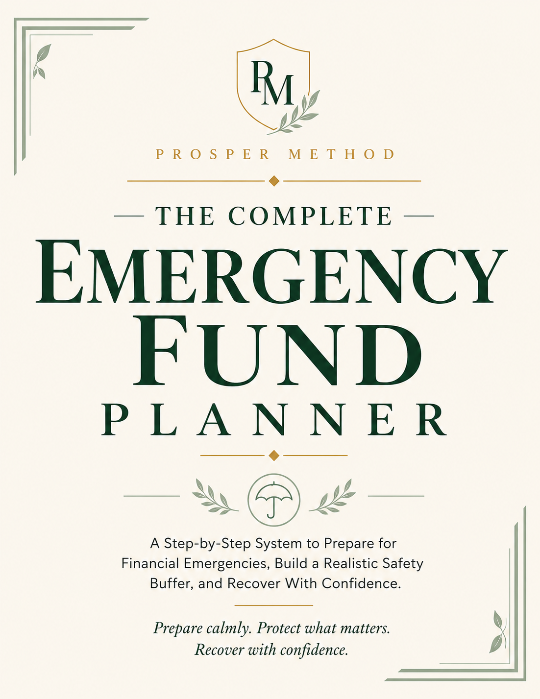 The Complete Emergency Fund Planner