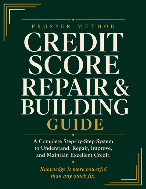 Credit Score Repair & Building Guide