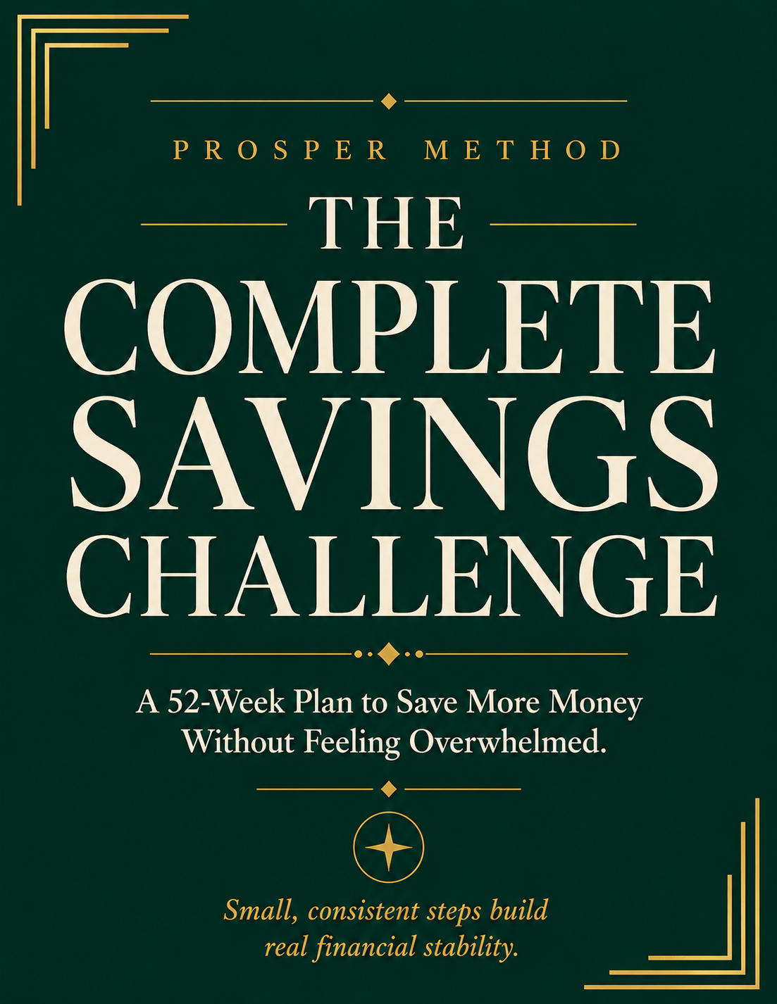 The Complete Savings Challenge