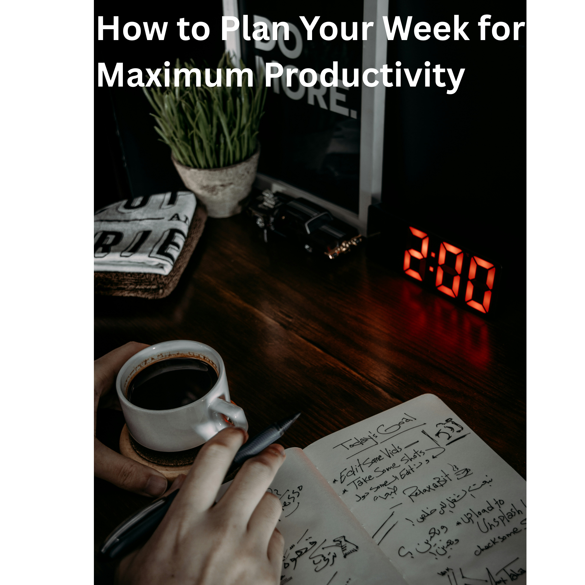 How to Plan Your Week for Maximum Productivity | A Calm System to Get More Done Without Burning Out